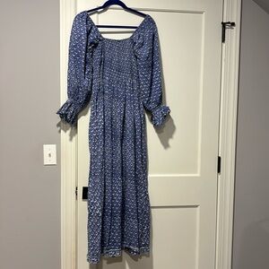 Karni Smocked Maxi Dress